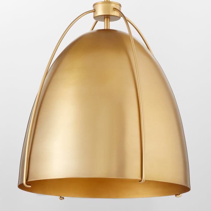 Quorum Home Quorum - 860-1-80 - One Light Pendant - Aged Brass