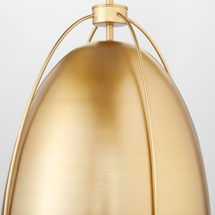 Quorum Home Quorum - 860-1-80 - One Light Pendant - Aged Brass