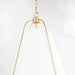 Quorum Home Quorum - 861-3-0880 - Three Light Pendant - Studio White w/ Aged Brass