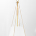 Quorum Home Quorum - 862-1-0880 - One Light Pendant - Studio White w/ Aged Brass