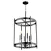 Quorum Home Quorum - 863-6-59 - Six Light Entry - Matte Black