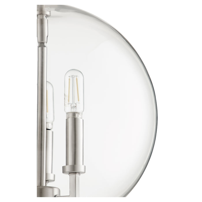 Quorum Home Quorum - 873-3-65 - Three Light Pendant - Satin Nickel