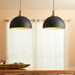 Quorum Home Quorum - 876-6980 - One Light Pendant - Textured Black w/ Aged Brass