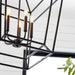 Quorum Home Quorum - 8807-5-69 - Five Light Entry Pendant - Textured Black