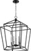 Quorum Home Quorum - 8807-5-69 - Five Light Entry Pendant - Textured Black