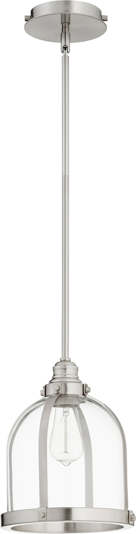 Quorum Home Quorum - 886-65 - One Light Pendant - Satin Nickel