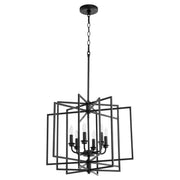 Quorum Home Quorum - 888-6-69 - Six Light Pendant - Textured Black