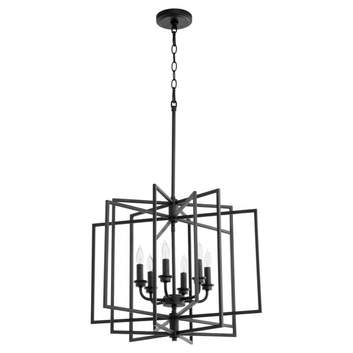 Quorum Home Quorum - 888-6-69 - Six Light Pendant - Textured Black
