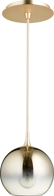 Quorum Home Quorum - 889-2020 - One Light Pendant - Satin Gold w/ Light Gold Ombre
