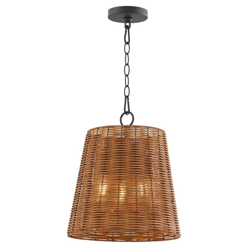 Quorum Home Quorum - 8893-13-59 - Three Light Pendant - Matte Black