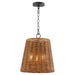 Quorum Home Quorum - 8893-13-59 - Three Light Pendant - Matte Black