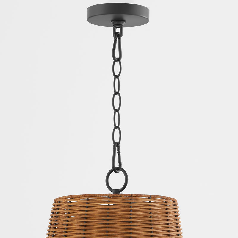 Quorum Home Quorum - 8893-13-59 - Three Light Pendant - Matte Black