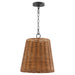 Quorum Home Quorum - 8893-13-59 - Three Light Pendant - Matte Black