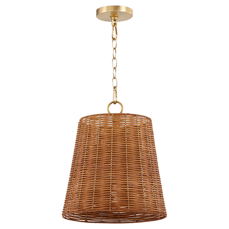 Quorum Home Quorum - 8893-13-80 - Three Light Pendant - Aged Brass
