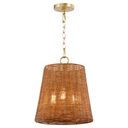 Quorum Home Quorum - 8893-13-80 - Three Light Pendant - Aged Brass