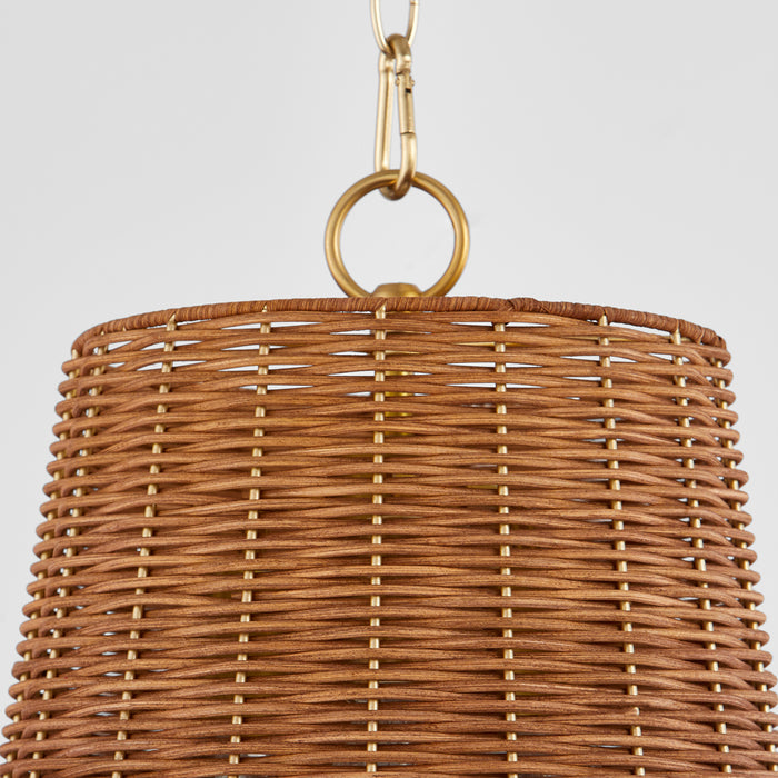 Quorum Home Quorum - 8893-13-80 - Three Light Pendant - Aged Brass