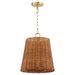 Quorum Home Quorum - 8893-13-80 - Three Light Pendant - Aged Brass