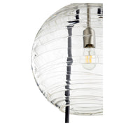 Quorum Home Quorum - 89-14-6965 - One Light Pendant - Textured Black w/ Satin Nickel