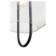 Quorum Home Quorum - 89-14-6980 - One Light Pendant - Textured Black w/ Aged Brass