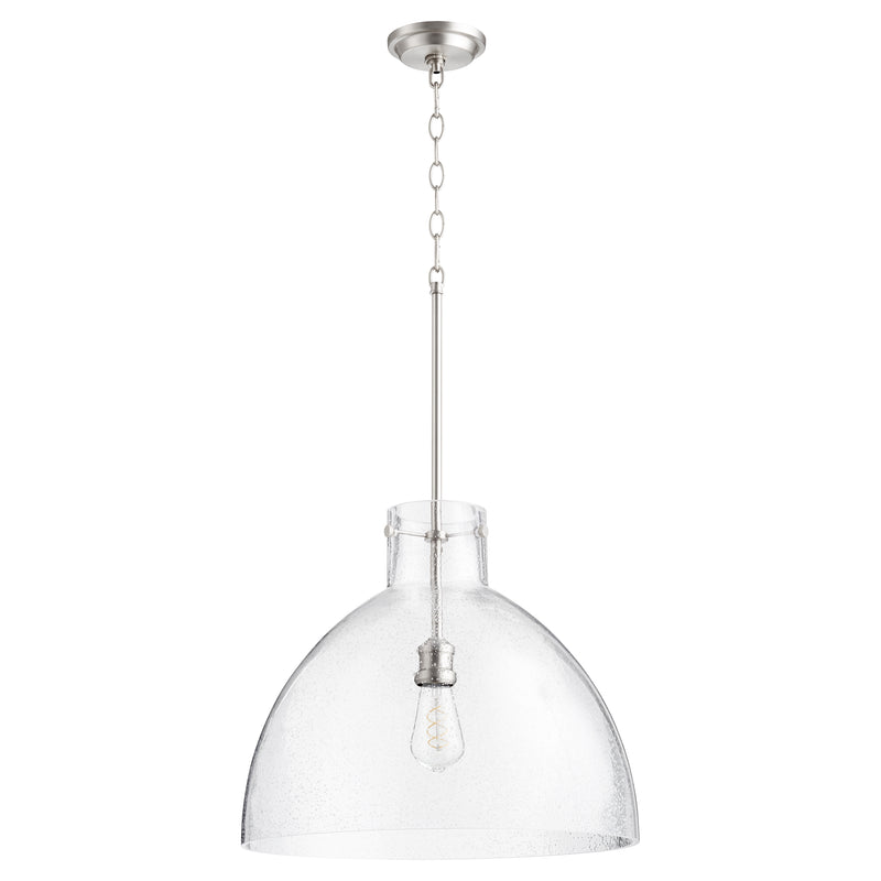 Quorum Home Quorum - 8932-65 - One Light Pendant - Satin Nickel