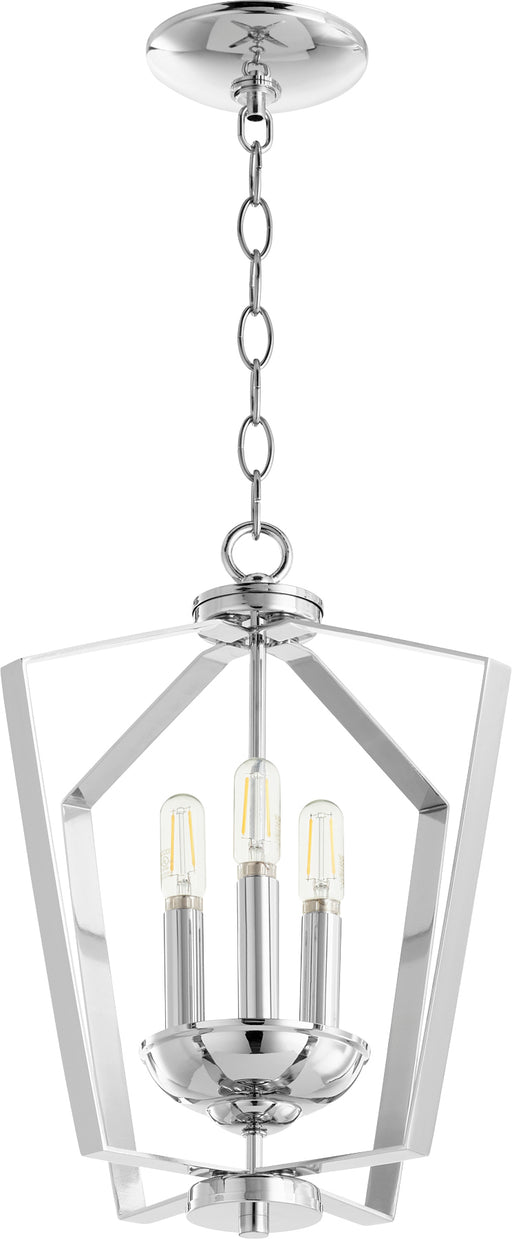 Quorum Home Quorum - 894-3-14 - Three Light Entry Pendant - Chrome