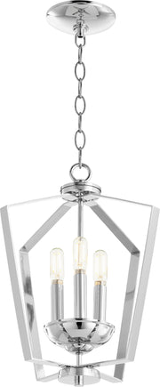Quorum Home Quorum - 894-3-14 - Three Light Entry Pendant - Chrome