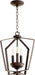 Quorum Home Quorum - 894-3-86 - Three Light Entry Pendant - Oiled Bronze