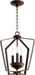 Quorum Home Quorum - 894-3-86 - Three Light Entry Pendant - Oiled Bronze