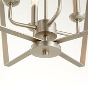 Quorum Home Quorum - 894-4-65 - Four Light Entry Pendant - Satin Nickel