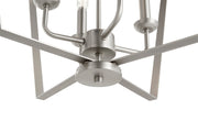 Quorum Home Quorum - 894-4-65 - Four Light Entry Pendant - Satin Nickel