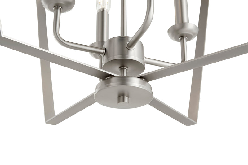 Quorum Home Quorum - 894-4-65 - Four Light Entry Pendant - Satin Nickel