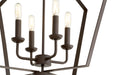 Quorum Home Quorum - 894-4-86 - Four Light Entry Pendant - Oiled Bronze