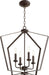 Quorum Home Quorum - 894-4-86 - Four Light Entry Pendant - Oiled Bronze