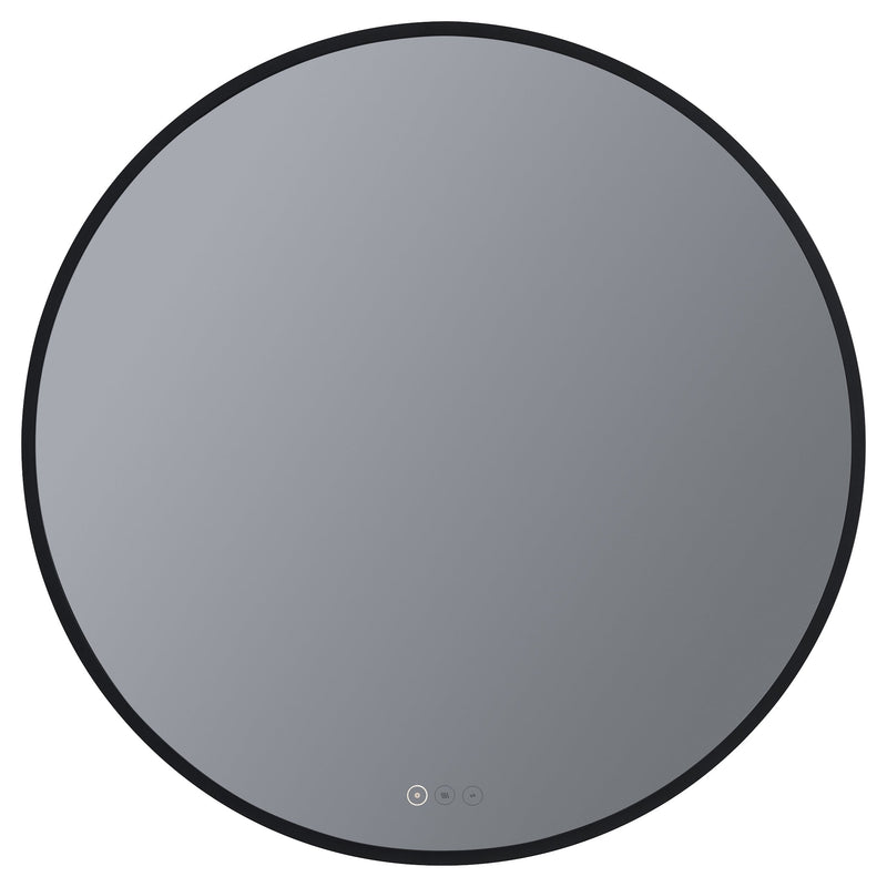 Soleil 30" LED Mirror- Matte Black