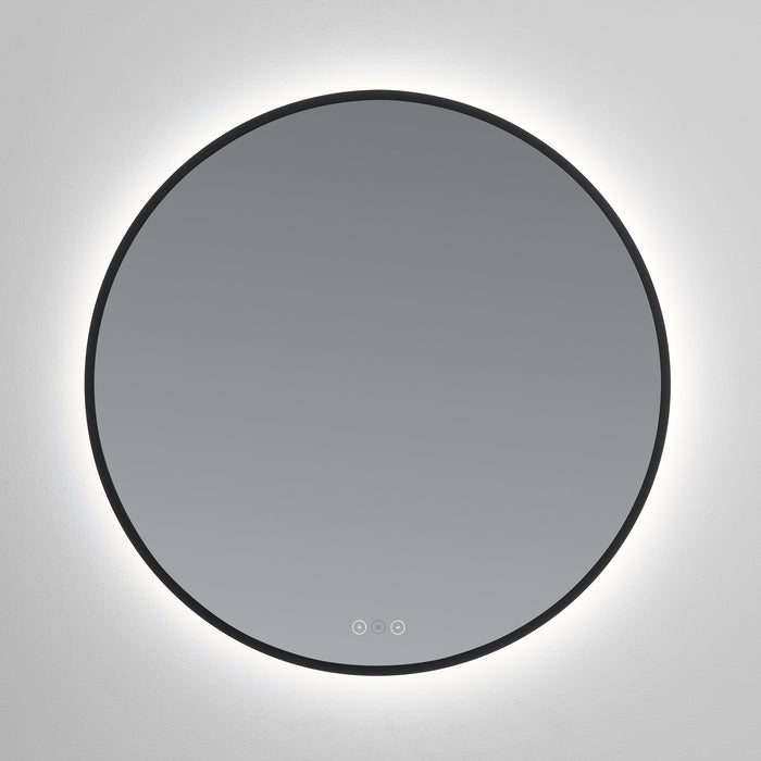 Soleil 30" LED Mirror- Matte Black