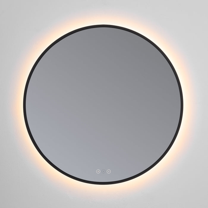 Soleil 30" LED Mirror- Matte Black