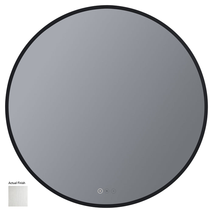 Soleil 30" LED Mirror- Satin Nickel
