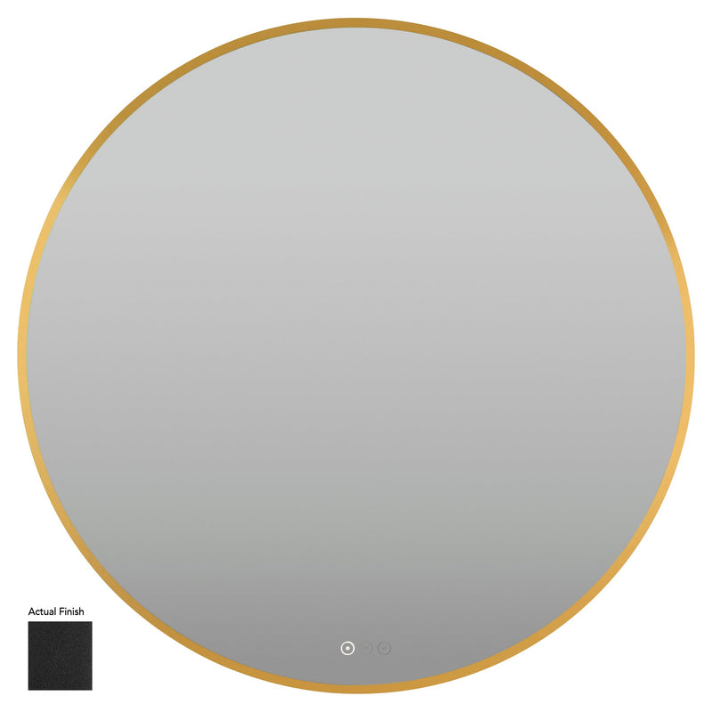 Soleil 36" LED Mirror- Matte Black