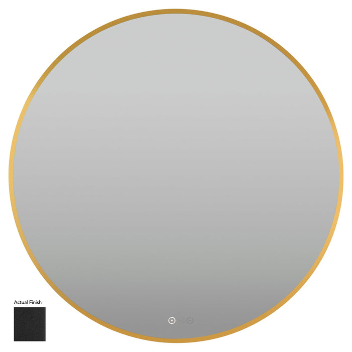 Soleil 36" LED Mirror- Matte Black