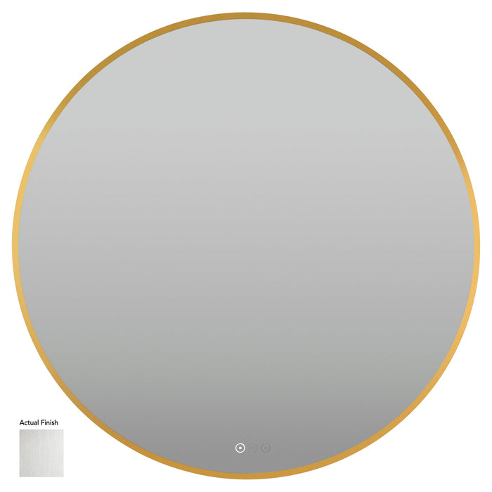 Soleil 36" LED Mirror- Satin Nickel
