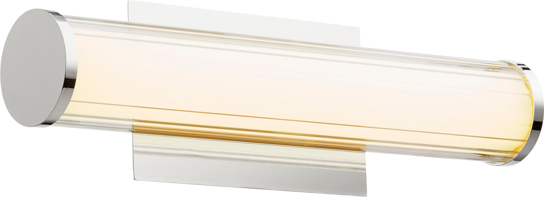 Led 18" Gl/Acr Vanity - Polished Nickel