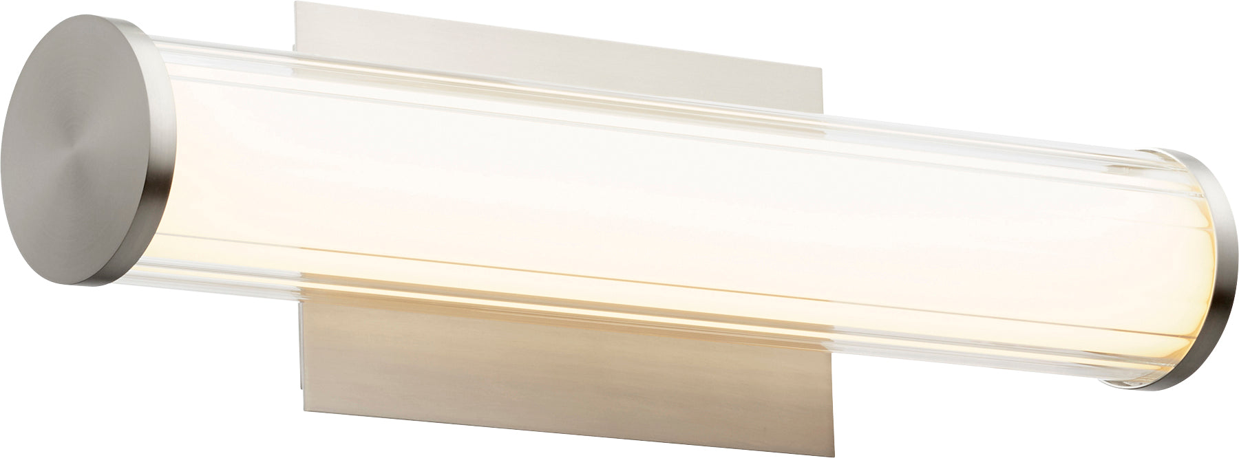 Led 18" Gl/Acr Vanity - Satin Nickel