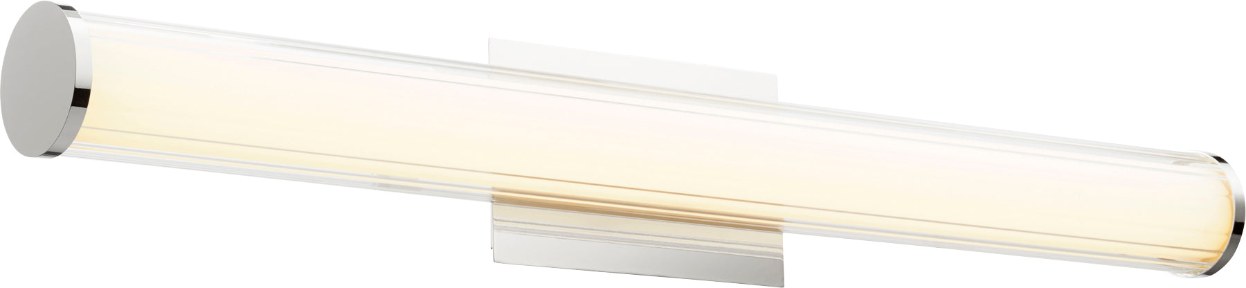 Led 35" Gl/Acr Vanity - Polished Nickel