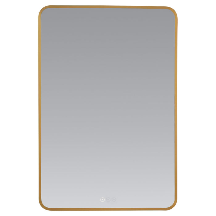 Aero 24'”X36“ LED Mirror- Brushed Brass