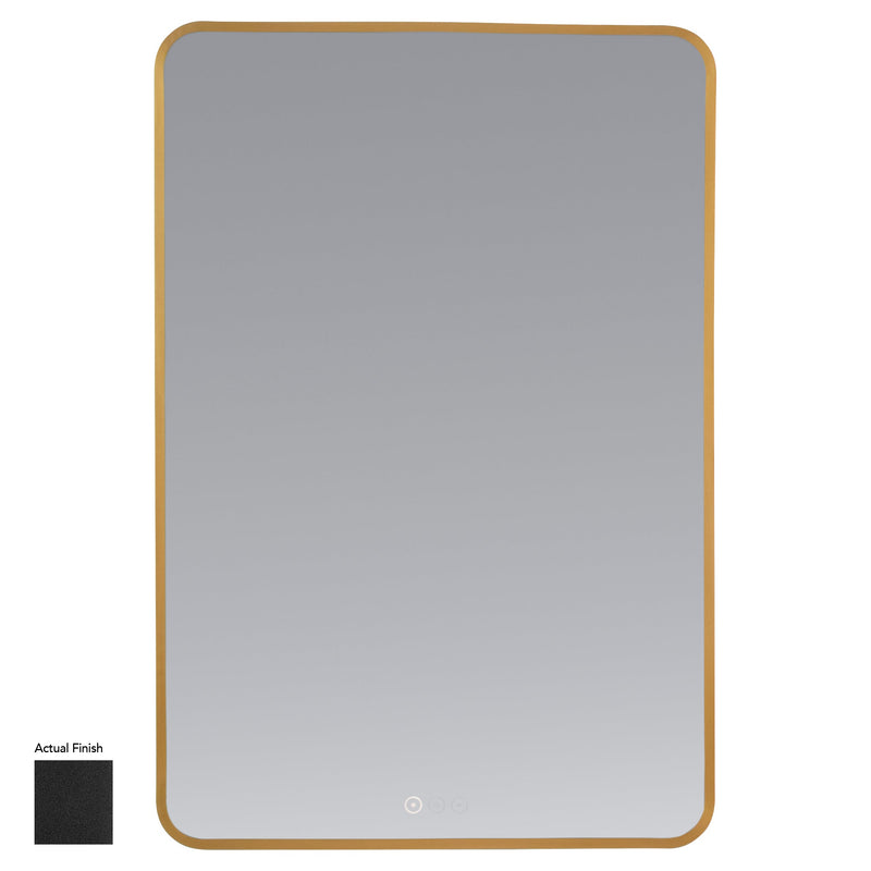 Aero 24'”X36“ LED Mirror- Matte Black