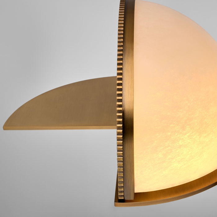 PALU 5CCT LED Sconce - Brushed Brass