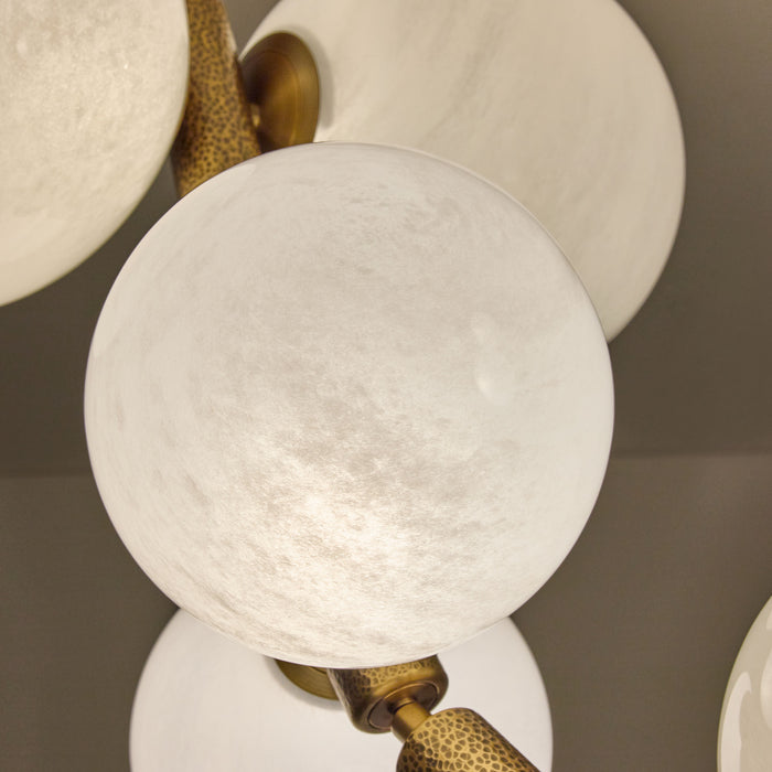 REDONDA 12 Light 5CCT LED Pendant - Brushed Brass