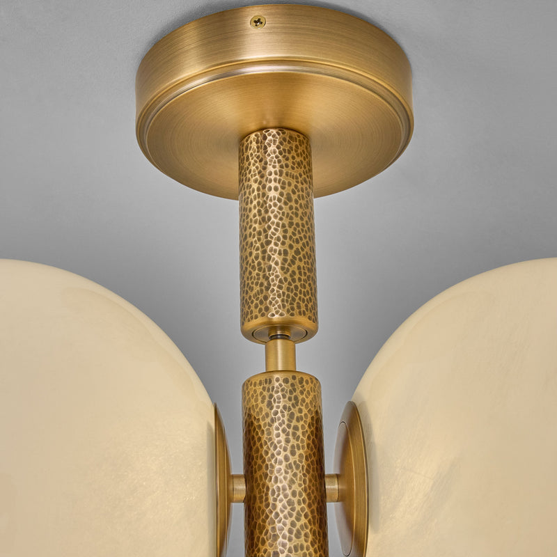 REDONDA 12 Light 5CCT LED Pendant - Brushed Brass