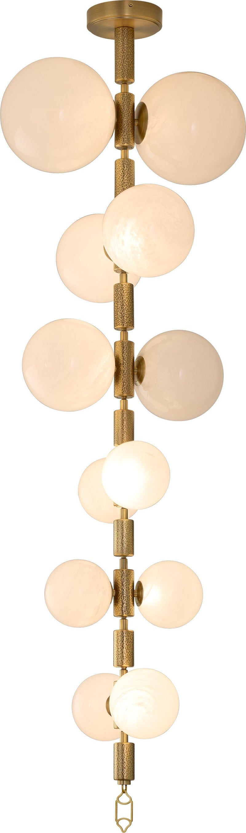 REDONDA 12 Light 5CCT LED Pendant - Brushed Brass