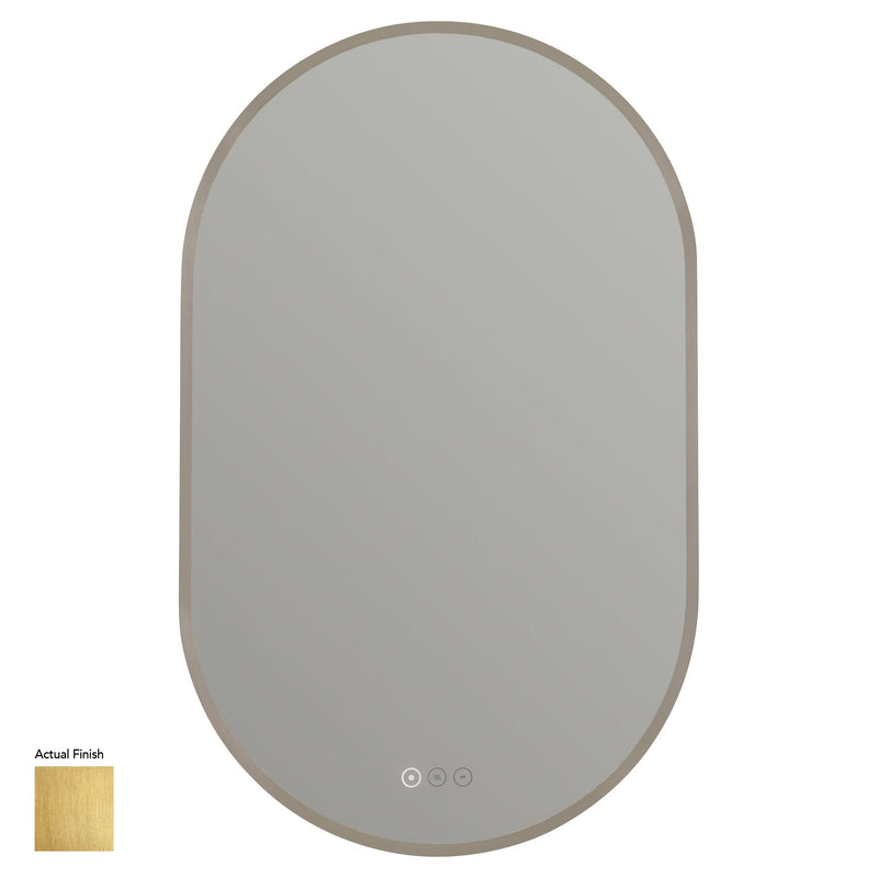 Pildora 20"X32" LED Mirror- Brushed Brass